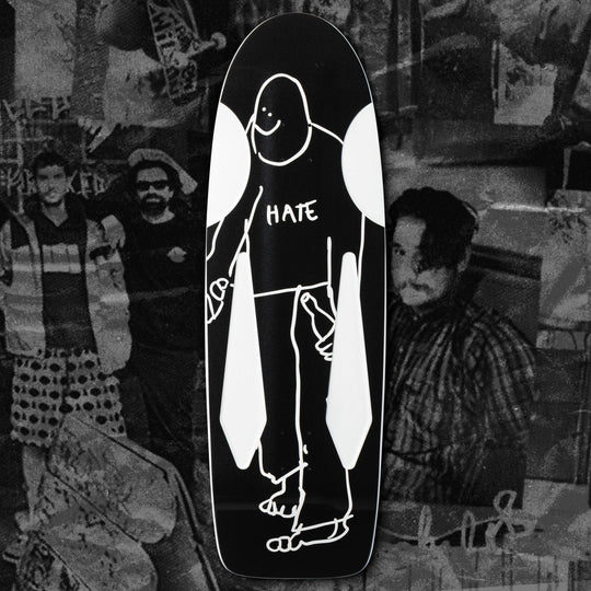 KROOKED Skate Shop Day Hate Beamer Deck(Black) 10.75