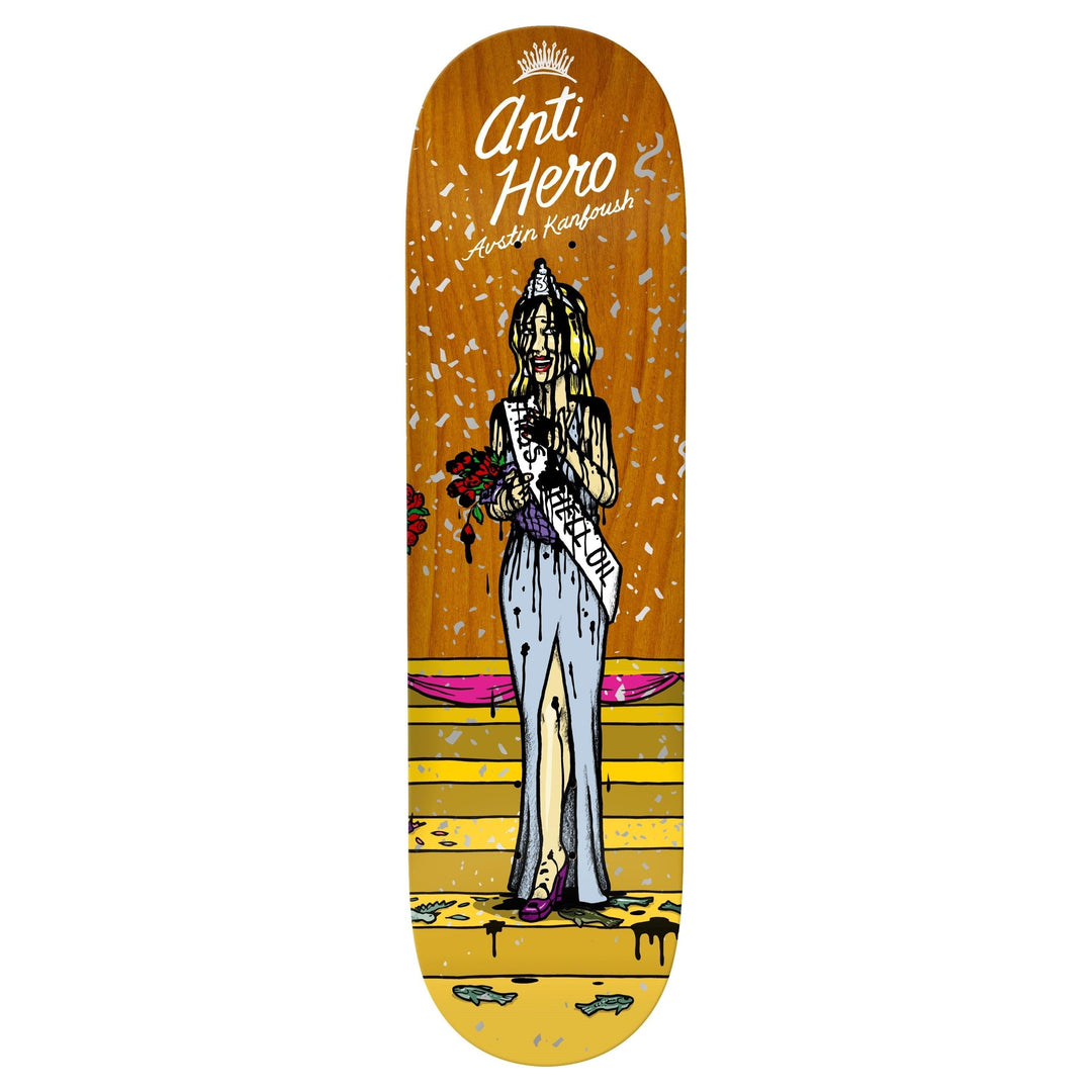 ANTIHERO Kanfoush MS Corporate Greed Deck 8.25 - Impact Skate