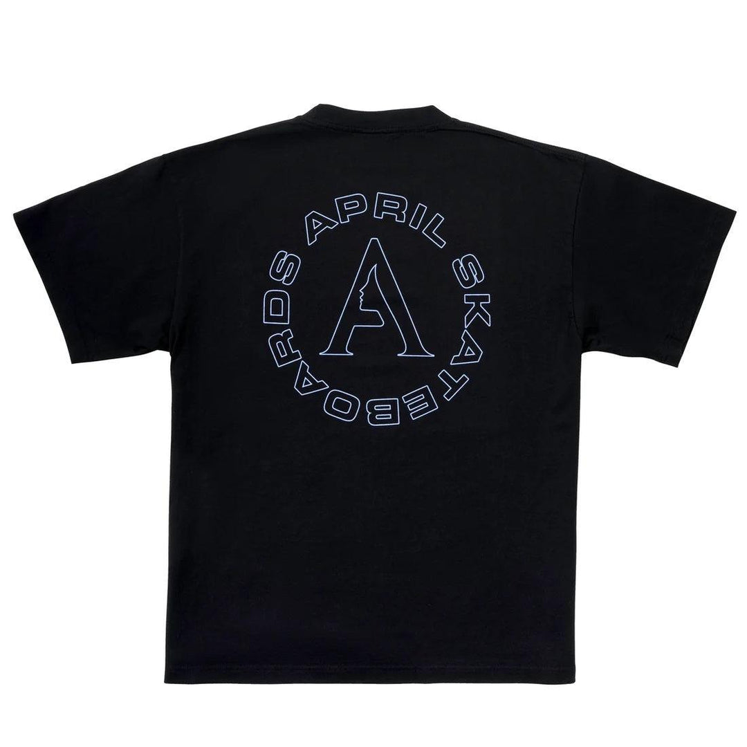 APRIL Full Circle Tee Black - Impact Skate