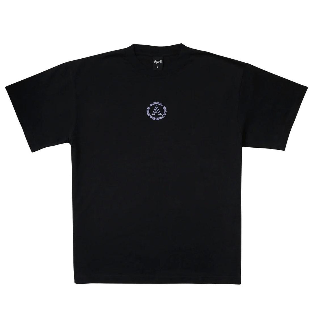 APRIL Full Circle Tee Black - Impact Skate