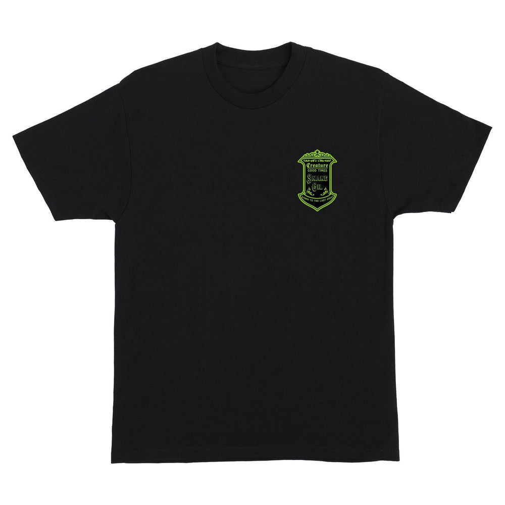 CREATURE Last Drop Tee Black - Impact Skate