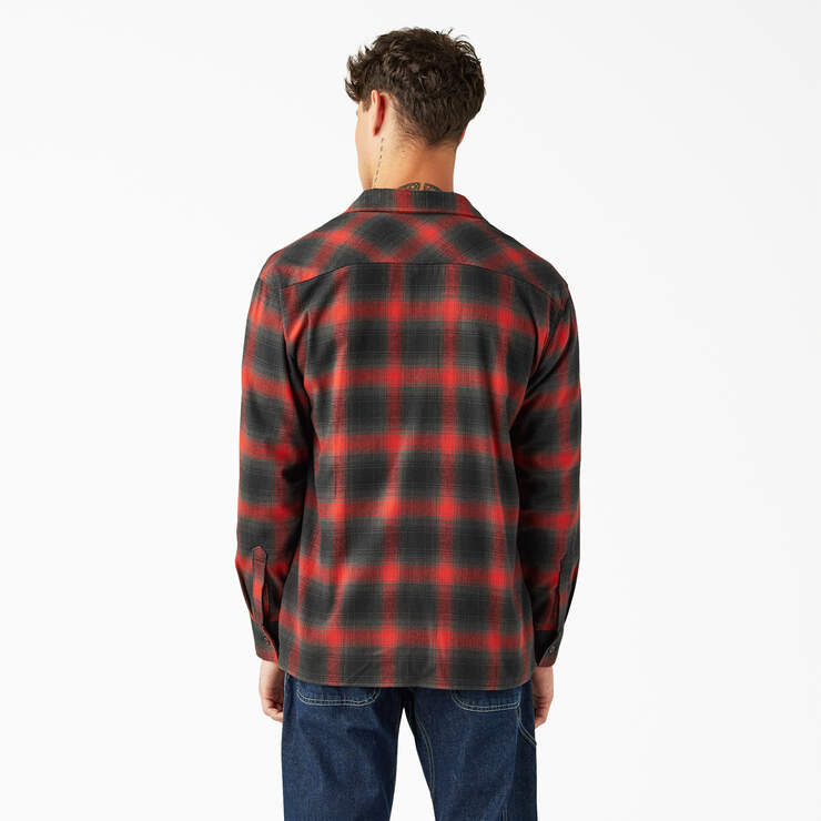 DICKIES x SPITFIRE Woven Plaid Flannel Red Ochre