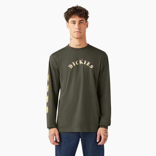 DICKIES x SPITFIRE Longsleeve Olive Green