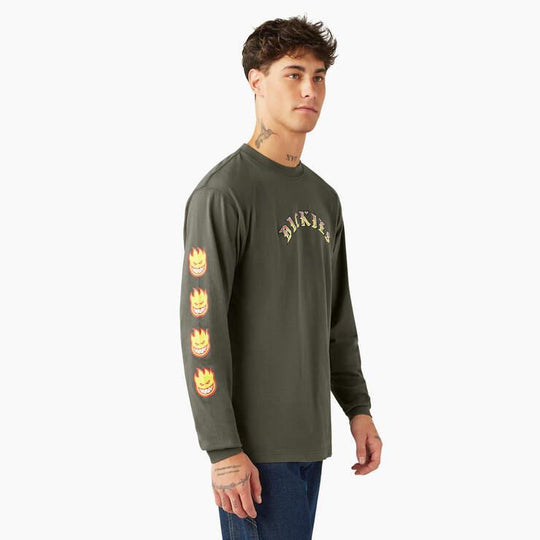 DICKIES x SPITFIRE Longsleeve Olive Green