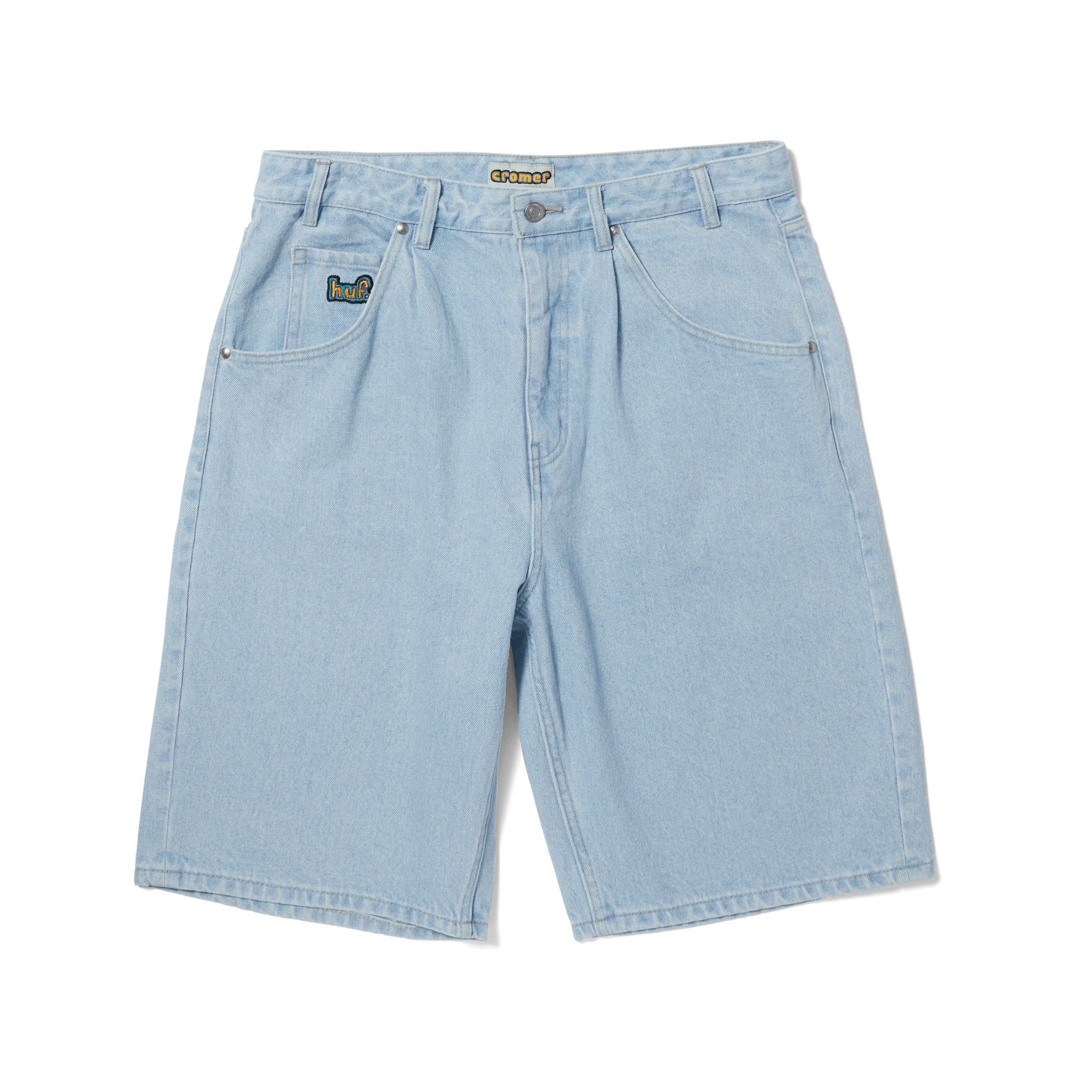 HUF Cromer Shorts Light Blue - Impact Skate