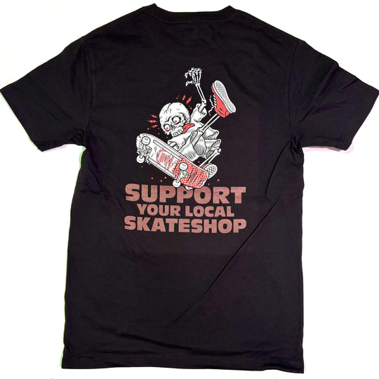 IMPACT x Skate Shop Day Youth Skeleton Tee Black