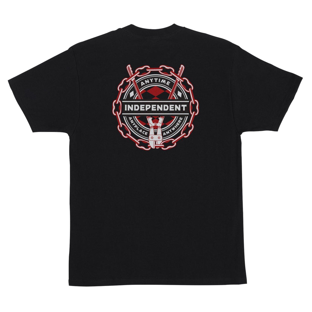INDEPENDENT Anytime Anywhere Chain Tee Black - Impact Skate
