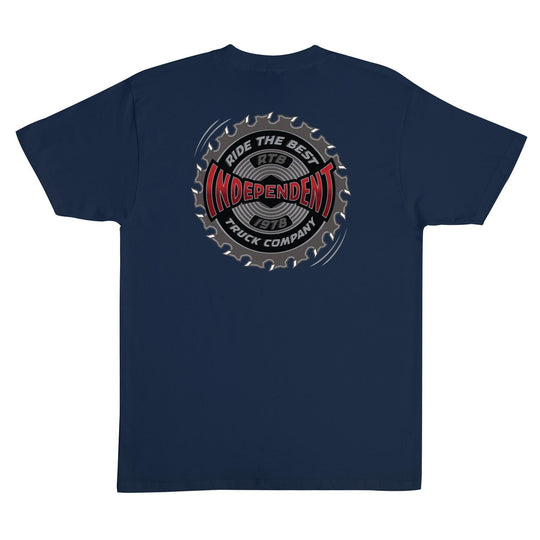 INDEPENDENT Buzzsaw Tee Navy