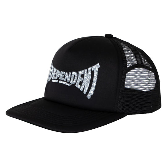 INDEPENDENT Skull Span Trucker Hat Black