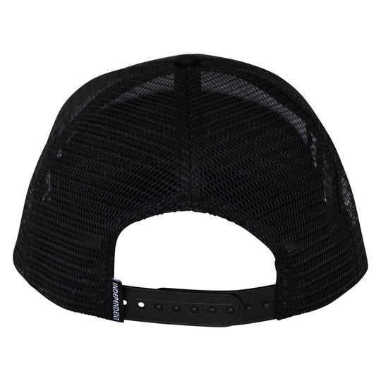 INDEPENDENT Skull Span Trucker Hat Black