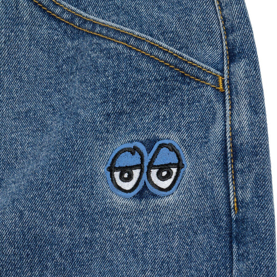 KROOKED Eyes Twill Denim Pants