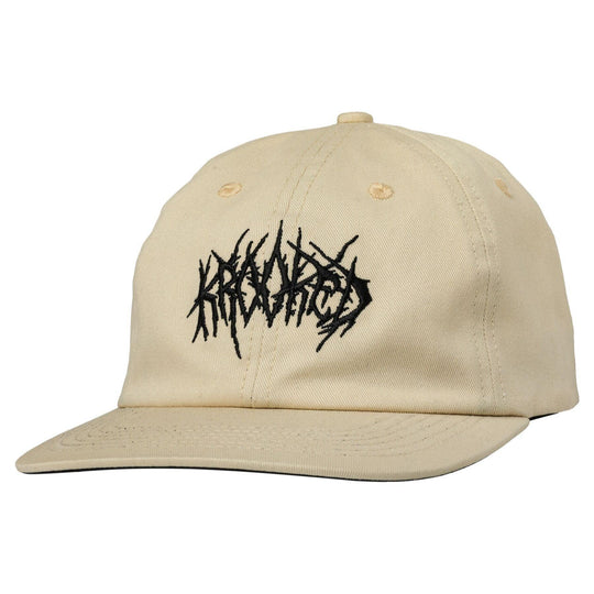 KROOKED Necro Script Strapback Hat