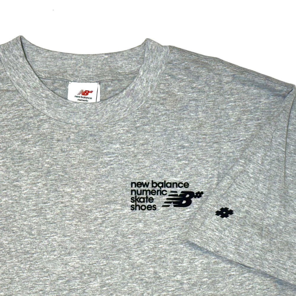 NEW BALANCE NUMERIC Small Logo Tee Athletic Grey