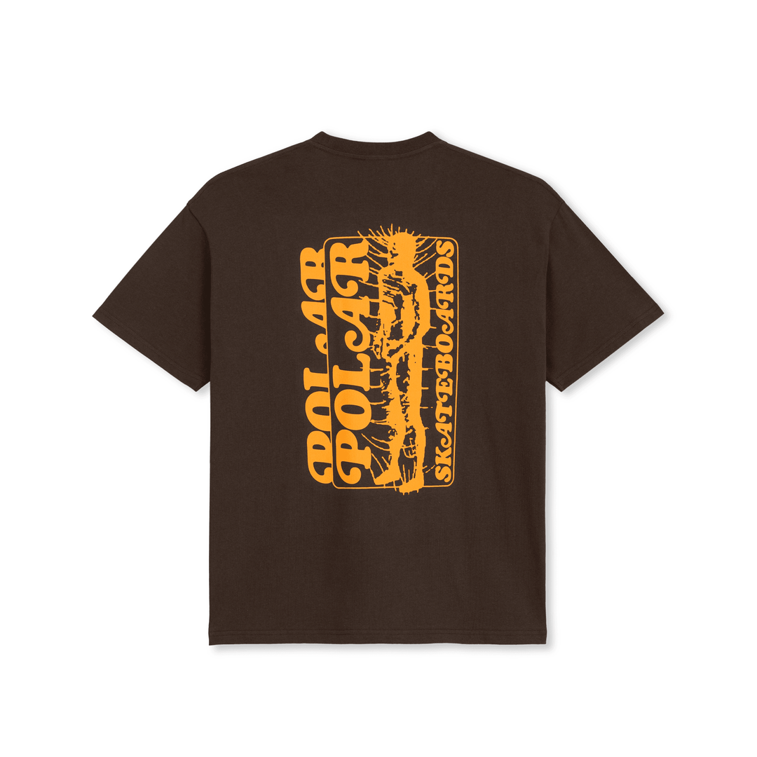 POLAR Fields Tee Chocolate - Impact Skate