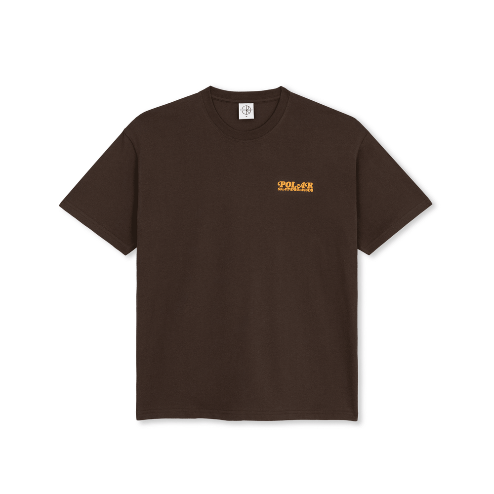 POLAR Fields Tee Chocolate - Impact Skate