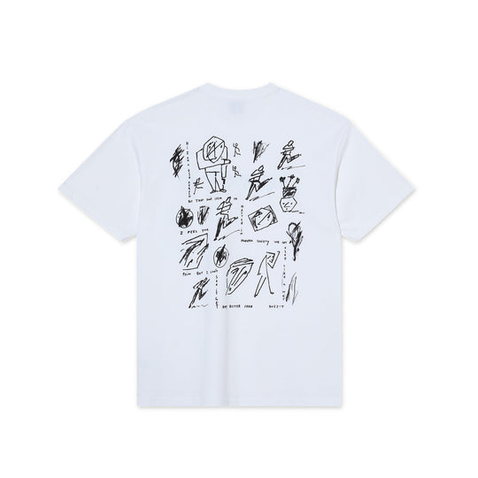 POLAR Sad at Times Tee White