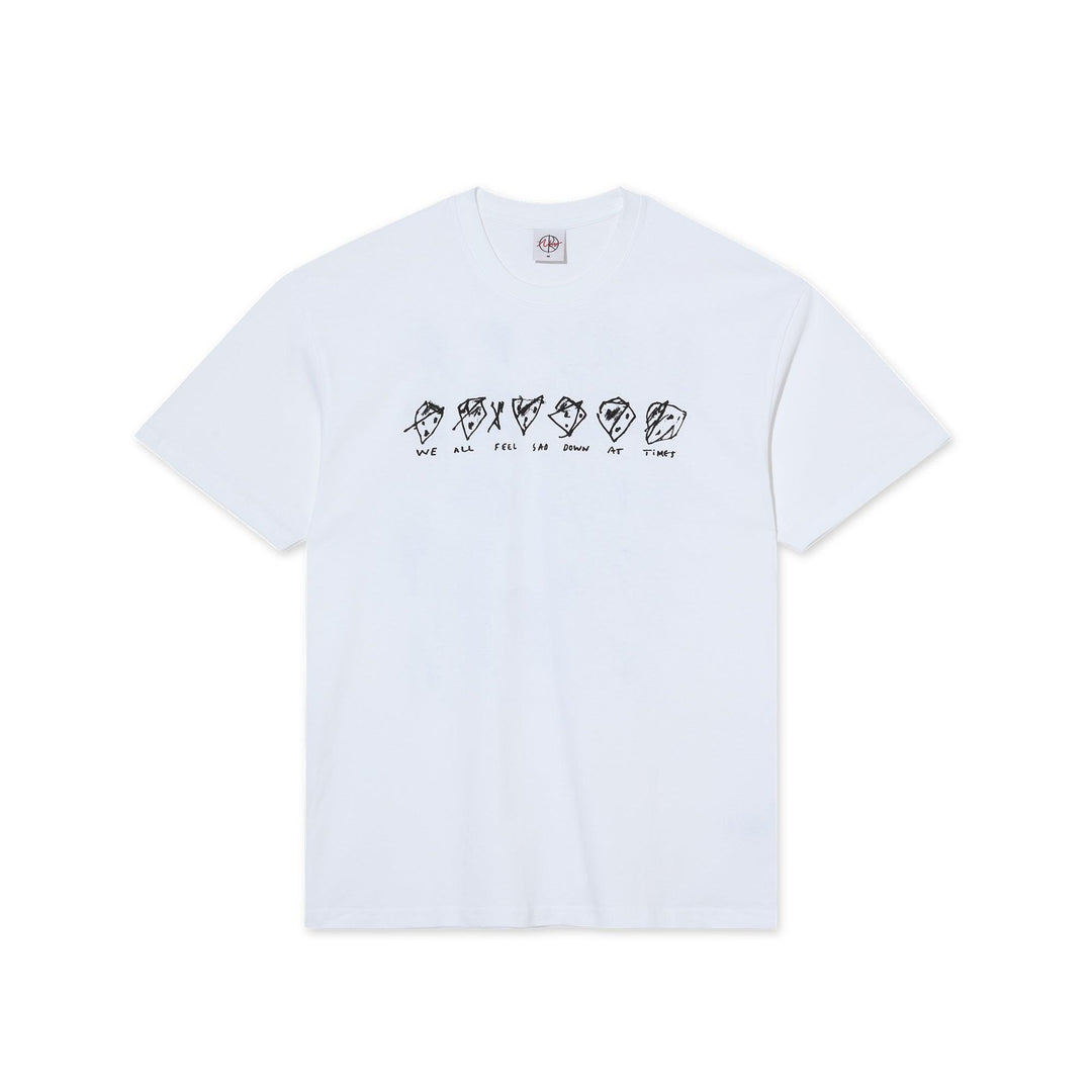 POLAR Sad at Times Tee White