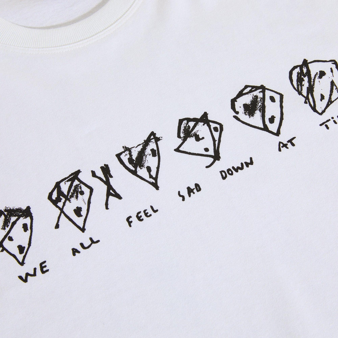 POLAR Sad at Times Tee White