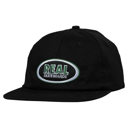 REAL Oval Embroidered Strapback Hat