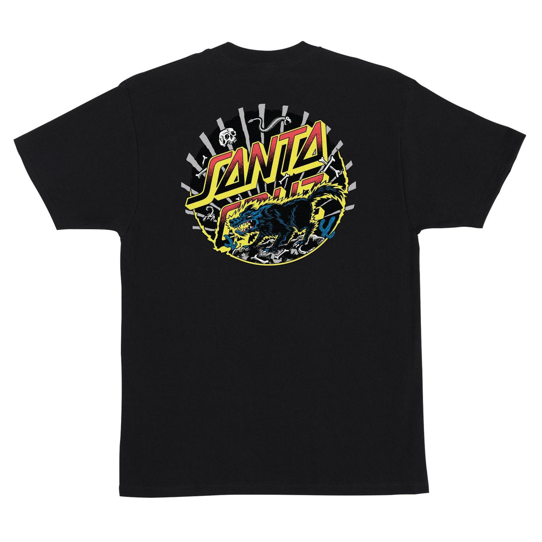 SANTA CRUZ Kendall Wolf Tee Black - Impact Skate