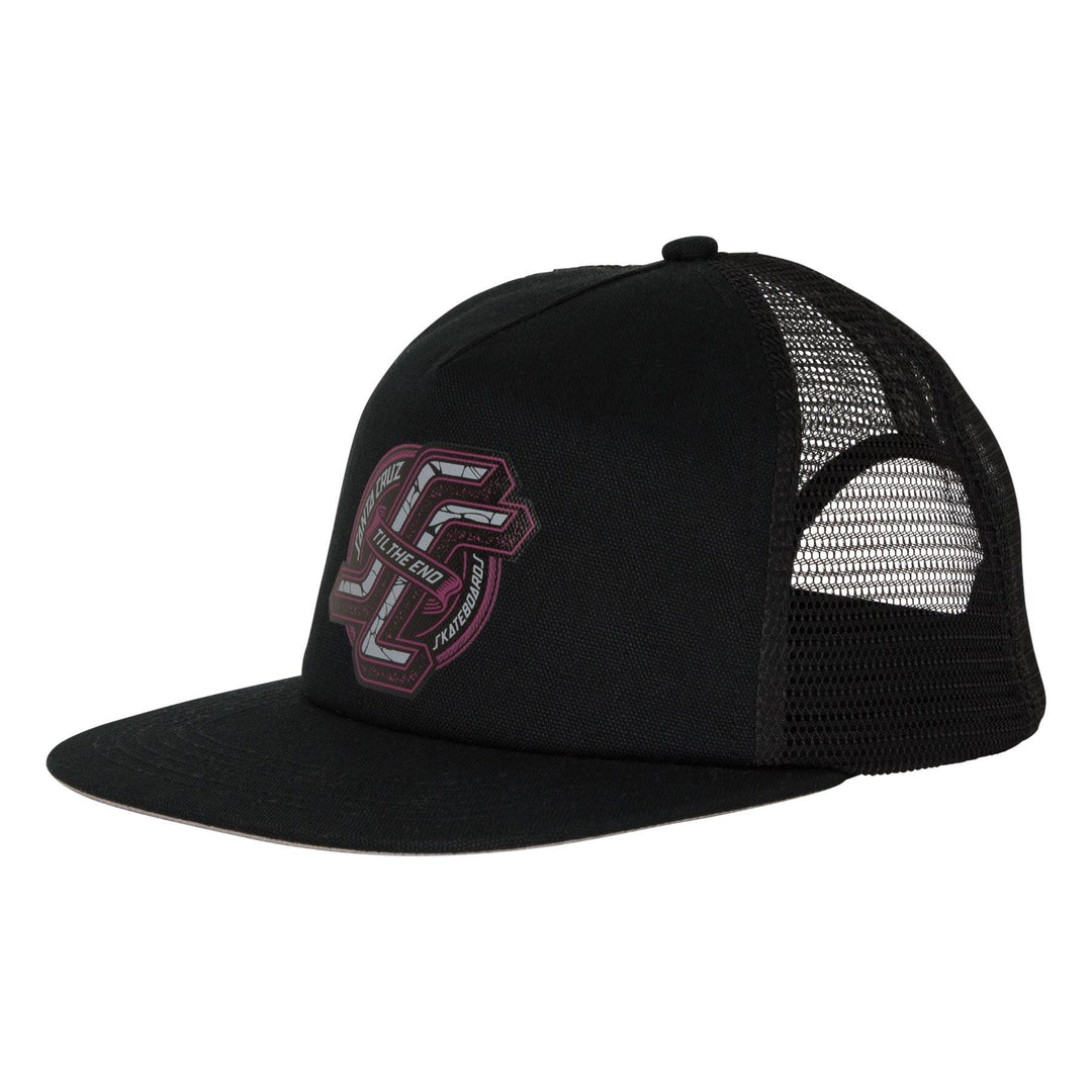 SANTA CRUZ OG TTE Mesh Trucker Hat Black - Impact Skate