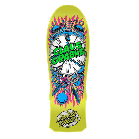 SANTA CRUZ Grabke Exploding Clock Reissue Deck 10.4