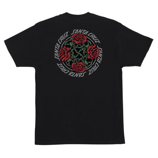 SANTA CRUZ Dressen Rose Solo Tee Black