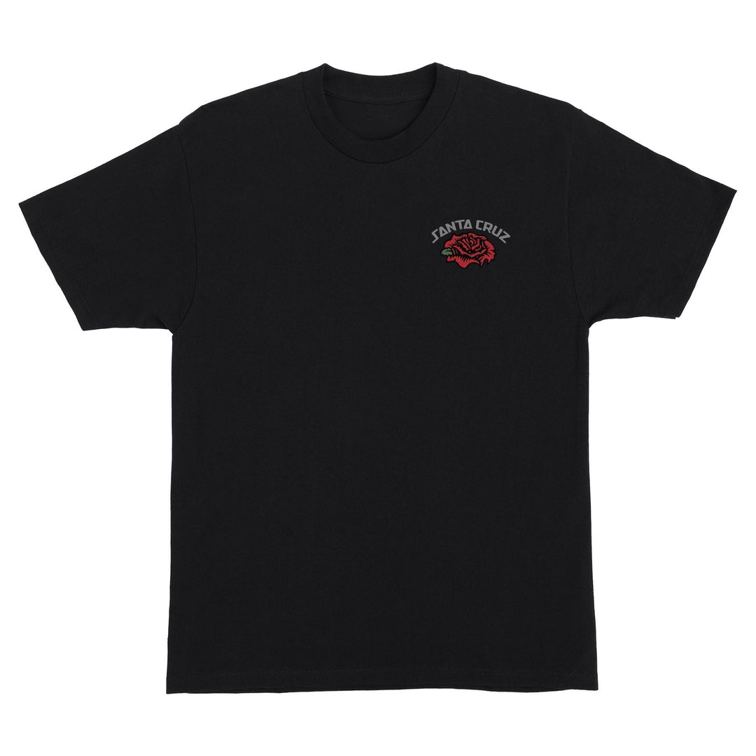 SANTA CRUZ Dressen Rose Solo Tee Black