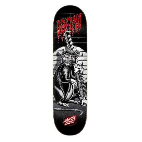 SANTA CRUZ Delfino Skate Rat Deck 8.25