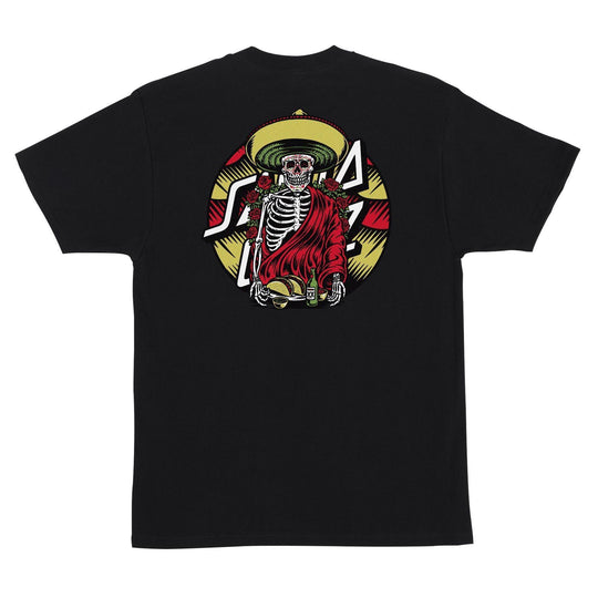 SANTA CRUZ Guzman Dining Dot Tee Black