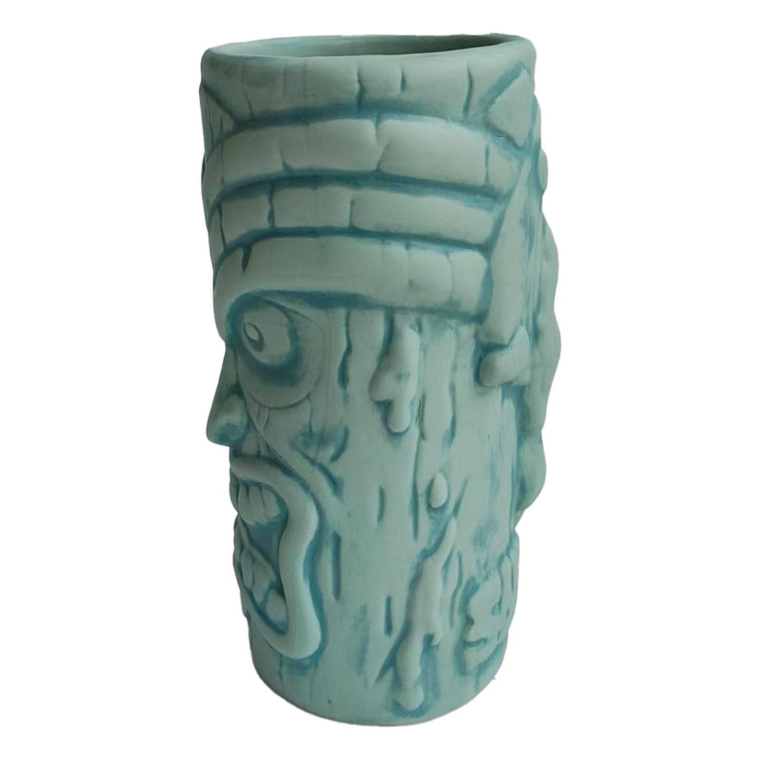 SANTA CRUZ Roskopp Tiki Mug Blue Patina