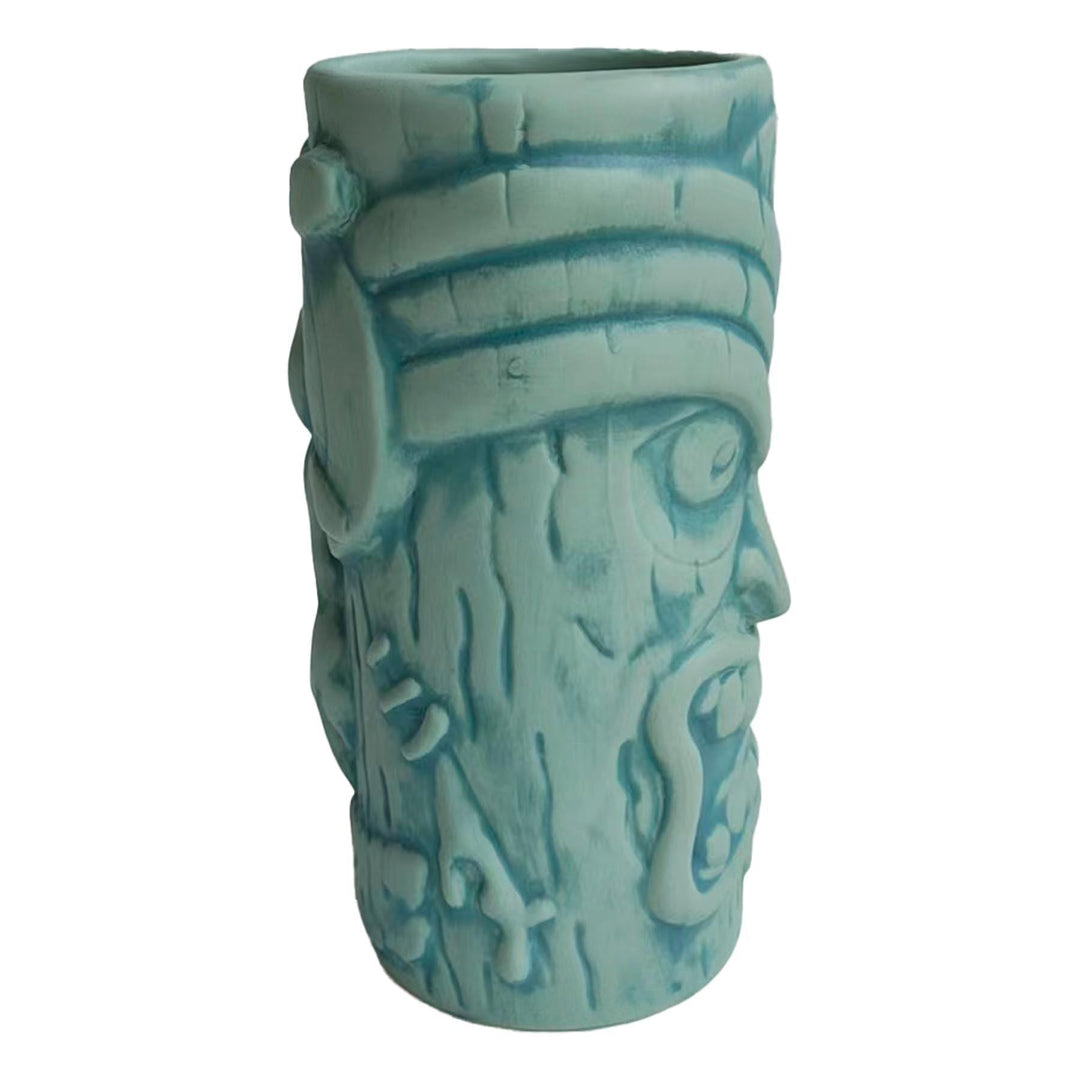 SANTA CRUZ Roskopp Tiki Mug Blue Patina