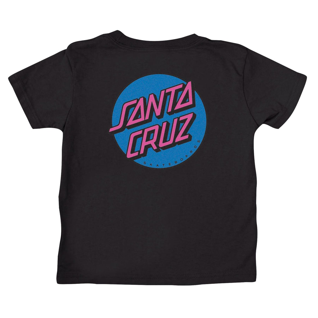 SANTA CRUZ Toddler Other Dot Tee Black/Pink/Royal