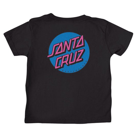 SANTA CRUZ Toddler Other Dot Tee Black/Pink/Royal