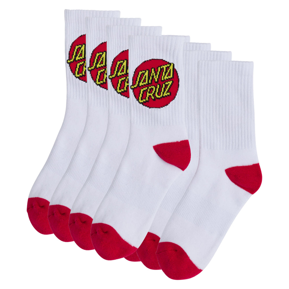 SANTA CRUZ Youth Crew Socks (4 Pack)