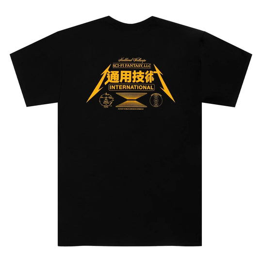 SCI-FI FANTASY Neoliberal Tee Black