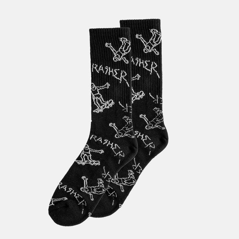 THRASHER Gonz Logo Crew Socks