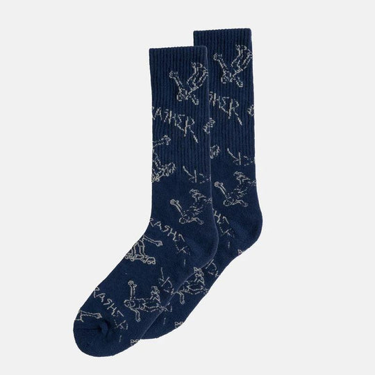 THRASHER Gonz Logo Crew Socks