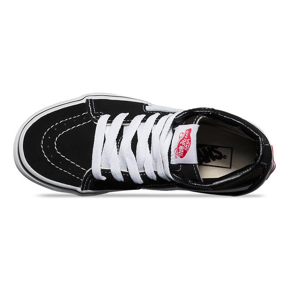 VANS KIDS Sk8-Hi Black/True White - Impact Skate