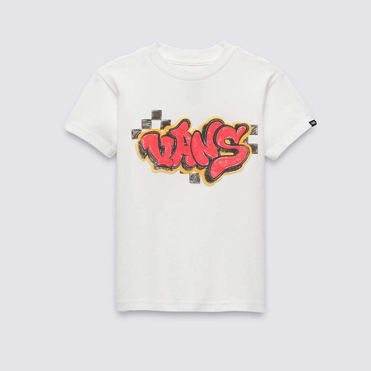 VANS Youth Tagged Tee Marshmallow