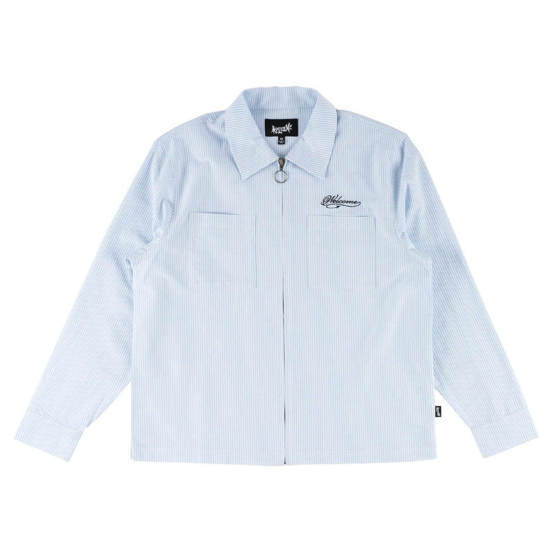 WELCOME Dimension Printed Longsleeve Oxford Shirt